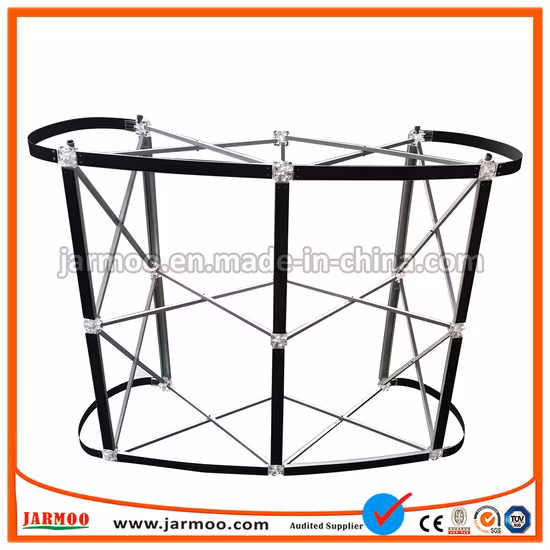 Comptoir de caisse d'affichage pop-up promotionnel en tissu de tension