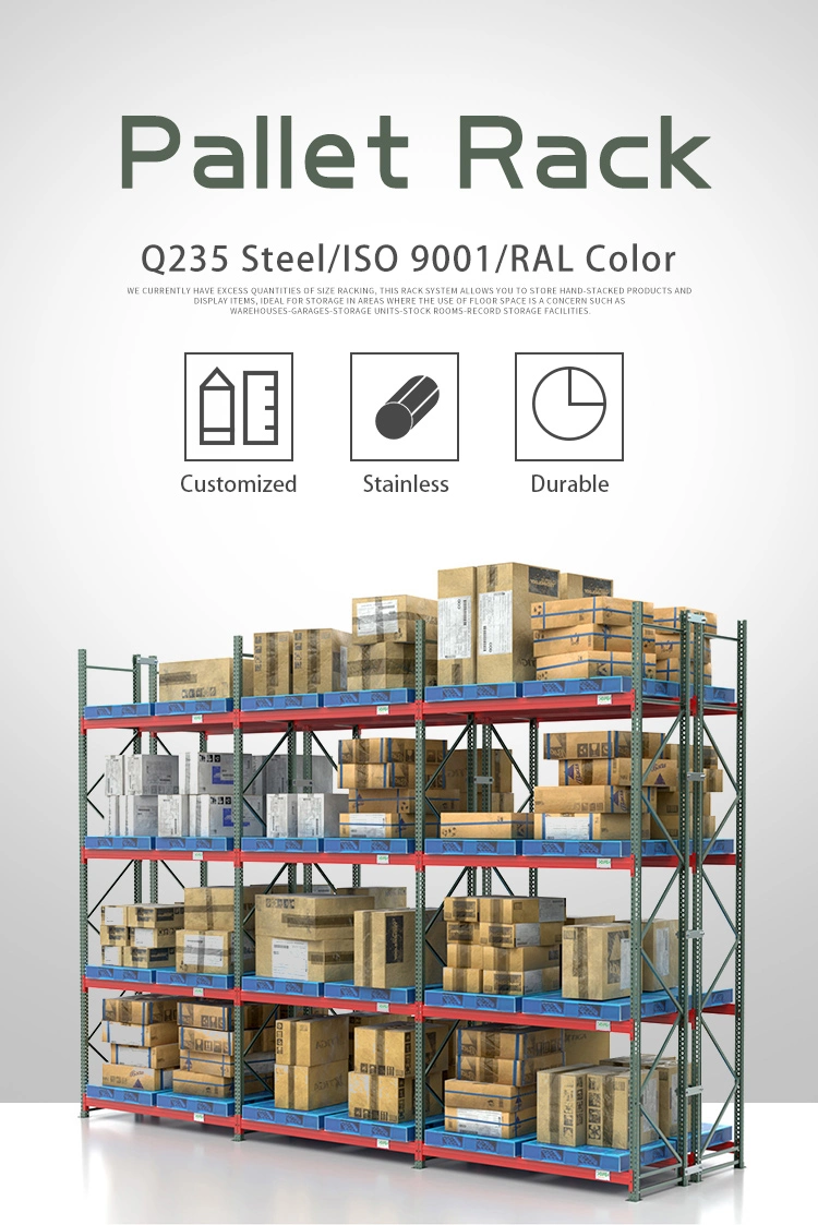 Heavy Duty Industrial Stable Metal Pallet Rack with Water Drop Hole