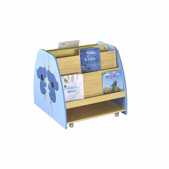 Meubles de maternelle, étagères de rangement en bois, étagère à livres de bibliothèque scolaire, meubles en bois, étagères de rangement pour enfants, bibliothèque pour enfants